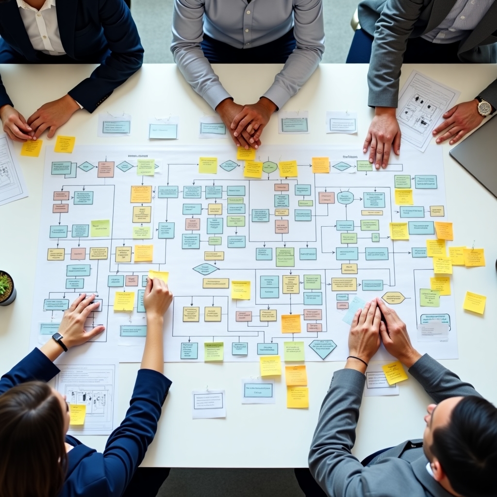 Municipal process mapping session